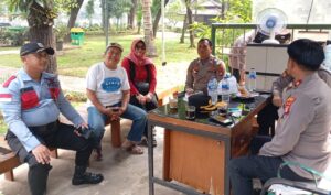 Wakapolsek Metro Menteng Sambang Petugas Pamdal Tugu Proklamator Mentent