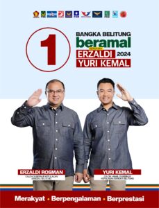 Erzaldi – Yuri ; Nomor Urut 1 Siap Menuju BN 1 di Pilkada 2024