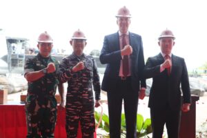 Staf Ahli Menhan Bidang Ekonomi Pimpin Launching Ceremony Kapal BHO (Ocean Going)