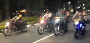 Pantauan Titik Kerawanan Kejahatan Jalanan Dengan Patroli Bermotor Tiga Pilar Menteng
