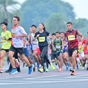 Persit Pasukan Tengkorak Juara 1 Kategori 5K Open Nasional di Panglima TNI Run 2024