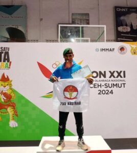 Prestasi Membanggakan Petarung Yonif 755 Kostrad dalam ajang PON ke-XXI ACEH-SUMUT