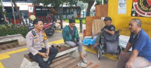 Jelang Pilkada Binmas Cikini Sambang Paguyupan Ojek Online