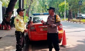 Menjelang Pilkada Binmas Gondangdia Sambang Kediaman Kedubes Arab Saudi