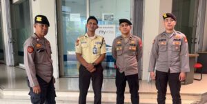 Unit Sabhara Polsek Senen Patroli Dialogis, Berikan Imbauan Kamtibmas Ke Mayapada Bank