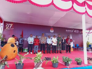 Dandim 1715/Yahukimo Hadiri Deklarasi Pilkada Damai Kabupaten Yahukimo Tahun 2024