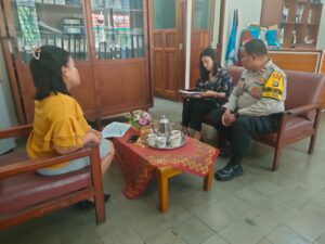 Bhabinkamtibmas Aipda Marzuki Sambang Di Sekolah SMK 1 PSKD Senen