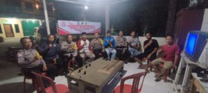 Babinkamtibmas Grogol Utara Dialog Kamtibmas dan Gelar Ngopi Kamtibmas