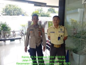 Unit Samapta Polsek Senen Patroli Di Perbankan Bank BRI Kwitang Cegah Gangguan Kamtibmas