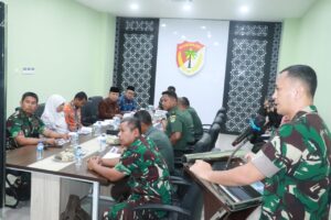 Danrem 051/Wkt Terima Paparan Kesiapan TMMD ke-122 Kodim 0507/Bekasi