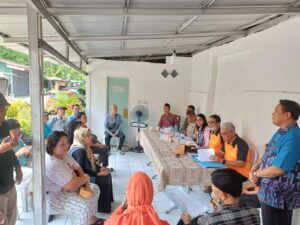 Aipda Marzuki Hadiri Dan Monitoring Pemilihan LMK RW 01 Kelurahan Senen