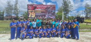 Kodim 1715/Yahukimo Gelar Lomba PBB Antar Sekolah Dalam Rangka HUT TNI Ke-79