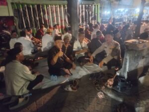 Bhabinkamtibmas Kebon Kacang Hadiri Tabliq Akbar Maulid Nabi Muhammad SAW