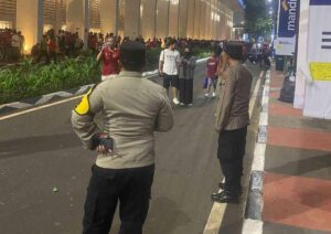 Pengamanan Kualifikasi Sepakbola AFC U20 Asian Cup 2025 Indonesia VS Yaman Di Stadion Madya Senayan
