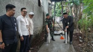 Masyarakat Cilodong Apresiasi Program TNI Manunggal Air Yang Diresmikan Dandenma Divif 1 Kostrad