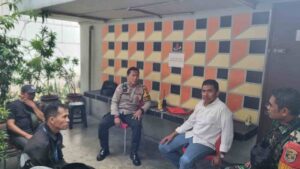 Patroli Dialogis Bhabinkamtibmas Karet Tengsin Sambangi Hotel Sahid