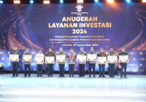 Kemhan RI Raih Terbaik Pertama Pada Penghargaan Anugerah Layanan Investasi 2024
