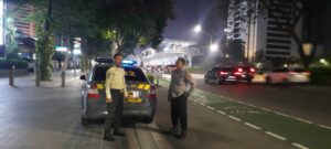 Patko 1052 Patroli Dini Hari Dan Strong Point Di Jalan Jenderal Sudirman