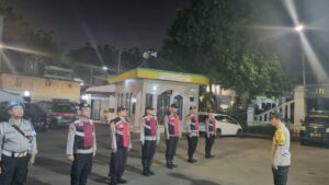 Kanit Intelkam Pimpin Apel Operasi Cipta Kondisi Di Halaman Mapolsek Johar Baru