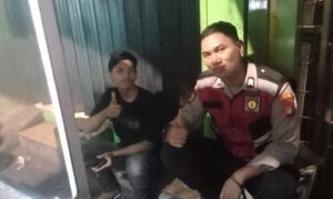 Unit Samapta Polsek Johar Baru Patroli Wilayah Berikan Imbauan Kamtibmas Di Jalan Kampung Rawa Sawah RW 03