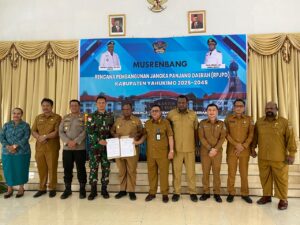 Partisipasi Dandim 1715/Yahukimo Dalam Musrenbang Mendorong Rencana Pembangunan Berkelanjutan Untuk Kabupaten Yahukimo 2025-2045