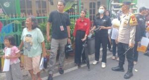 Polsek Cempaka Putih Pengamanan Kampanye Blusukan Cawagub DKI Jakarta