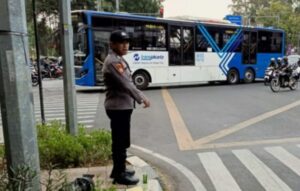 Unit Sabhara Polsek Sawah Besar Melaksanakan Ploting Pagi Hari