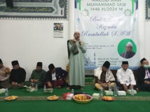 Bhabinkamtibmas Cempaka Putih Timur Menghadiri Acara Maulid Nabi