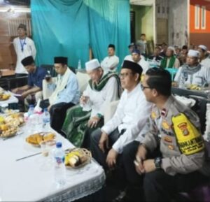 Bhabinkamtibmas Kelurahan Kampung Rawa Menghadiri Acara Memperingati Maulid Nabi Muhammad SAW.