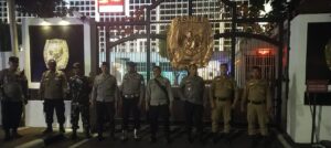 Patroli 3 Pilar Polsek Metro Menteng Kontrol Kantor KPU RI