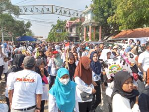 Ribuan Warga Jalan Sehat Bersama Cagub Ahmad Lutfi,Tim Bras Bres Targetkan Kemenangan Maksimal 