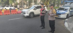Kasubnit Patroli Menteng Gatur Lalin Pagi Antisipasi Padat Lalin