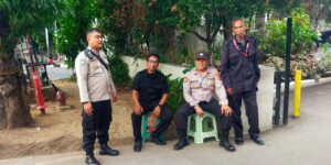 Bhabinkamtibas Kramat Bersama Kapolsubsektor Pasar Gaplok Sambangi Hotel Rivoli Cegah Kriminalitas dan Jaga Kamtibmas