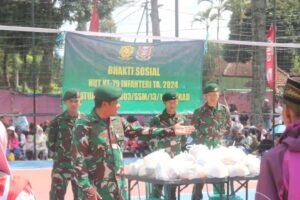 Yonif 303 Kostrad Gelar Baksos, Wujud nyata Kepedulian Kepada Masyarakat