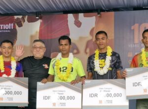 Prajurit Raja Naik Podium di Event Road To Give Jakarta 2024