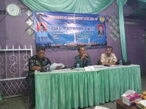 Bhabinkamtibmas Kelurahan Harapan Mulia Hadiri Pemilihan LMK RW.07