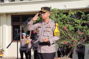 Polres Nias Selatan Laksanakan Apel Gelar Pasukan OPS Zebra Toba 2024