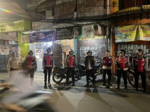 Antisipasi Rawan Tawuran Polsek Johar Baru Melaksanakan Patroli Cipta Kondisi Malam Hari.