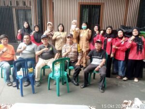 Bhabinkamtibmas Kelurahan Galur Melakukan Monitoring Kegiatan Posyandu Balita Warga 06