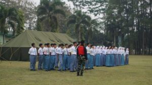 Bentuk Generasi Muda Berkualitas, Kikav 8 Kostrad Laksanakan Latihan Dasar Kepemimpinan