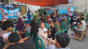Pengawasan Dan Pengamanan Kampanye Paslon No. 1 di Pasar Baru Sawah Besar