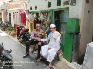 Bhabinkamtibmas Kelurahan Kampung Rawa Cooling System Ke Tokoh Agama.