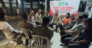 Ngopi Kamtibmas Polsek Cempaka Putih Di Pos Satkamling