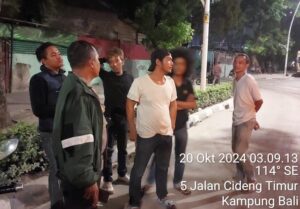 Patroli Dini Hari Antisipasi Tawuran Petugas Polsek Bubarkan Remaja Dini Hari Jalan Jati Baru