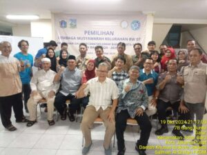 Bhabinkamtibmas Hadir Memonitor Dalam Pemilihan LMK RW 07 Kelurahan Galur.