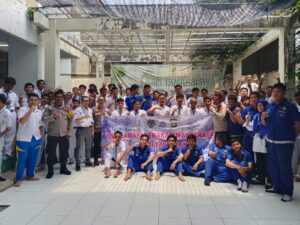 Deklarasi Anti Tawuran Di Sekolah SMK Taman Siswa 2 Kel. Kemayoran Jakarta Pusat.