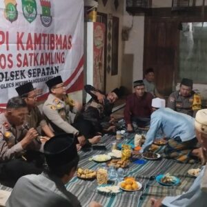 Polsek Sepatan Polres Metro Tangerang Kota Gelar Ngopi Kamtibmas dengan Masyarakat Ds. Mekar Jaya