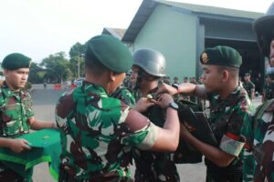 Yonkav 1/BCC Kostrad Menggelar Upacara Punutupan Tradisi Korps Tamtama Remaja Baru Dan Tradisi Korps Pindah Satuan
