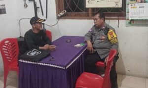 Bhabinkamtibmas Kelurahan Harapan Mulia Melaksanakan Kegiatan Patroli dan Sambang Dialogis