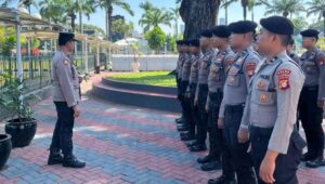 Hari Sabtu Apel Pengamanan Dan Antisipasi Unjuk Rasa Di Gedung DPR RI